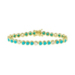 Geometric CZ Bezel Tennis Bracelet For Women Girl Classic Fashion High Quality 5A Cubic Zirconia Jewelry