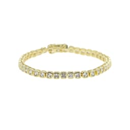 Geometric CZ Bezel Tennis Bracelet For Women Girl Classic Fashion High Quality 5A Cubic Zirconia Jewelry