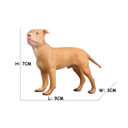 Realistic Dog Animal Figurine Set Retriever Shepherd Saint Bernard Bull Terrier Puppy Models, Kids Birthday Gift Table Decor Toy
