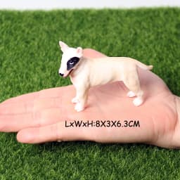 Realistic Dog Animal Figurine Set Retriever Shepherd Saint Bernard Bull Terrier Puppy Models, Kids Birthday Gift Table Decor Toy