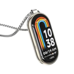 Necklace for Mi Band 10 9 8 7 6 5 Smart Bracelet Strap for Mi Band 9 Metal Wristband for Mi Band 7 6 Hanging Neck Decoration