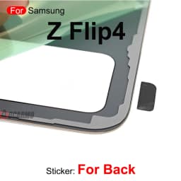 For Samsung Galaxy Z Flip4 Flip 4 5G SM-F721 F7210 Back Cover Adhesive Glue LCD Screen Camera Lens Fullset Sticker