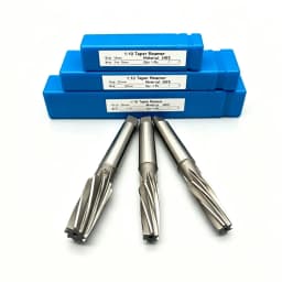 HSS 1:10 Spiral Taper Reamer 8-46, Mohs Taper Shank Reamer, Used for Deburring Steel, Copper, Aluminum Metal Cutting Reamer