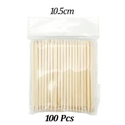 500/200/100 Wood Cuticle Pusher Sticks 63/75/95/105/127/150/178MM For Gel Polish Remove Clean Pedicure DIY Design Dotting Tool