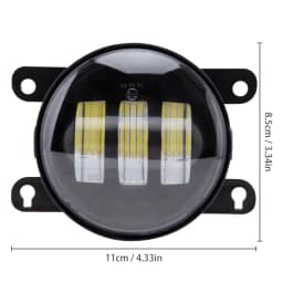 Fog Lights for Ford Focus MK7 MK2 MK3 Fusion Transit Fiesta Tourneo Ranger Explorer LED Foglights Headlight Car accessories