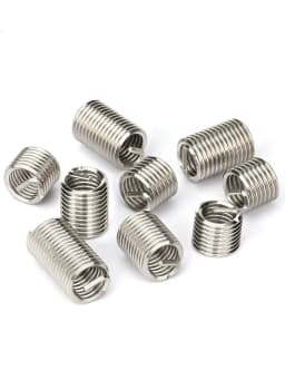 10/50/100pcs M2M3M6M8M10 Thread Insert 304Stainless Steel Wire Screw Sleeve Screw Bushing Helicoil Wire Thread Repair Inserts