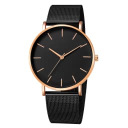 Men Fashion Ultra Thin Watches Simple Men Business Stainless Steel Mesh Belt Quartz Watch Casual Watch For Man Relogio Masculino