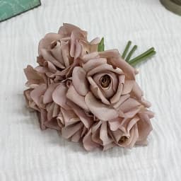 Moisturizing 5Head Rose Flower Bouquet Latex Real Touch Artificial Flowers Wedding Bridal Bouquet Birthday Party Home Decor Rose