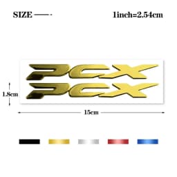 3D Motorcycle Stickers Pcx Emblem Badge Logo Decals Tank Scooter Tail for Honda Pcx PCX150 125 PCX125 Motorcycle Accessories