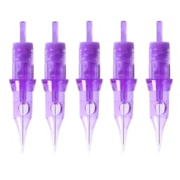 10pcs Tattoo Makeup Cartridge For Tattoos Pen Gun Machines Disposable 0.30MM Pink Sterilized Safe Single Needles