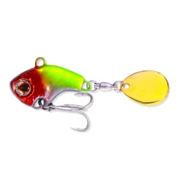 HENGJIA Rotating Metal VIB Vibration Bait 9g 13g 16g 22g Spinner Sinking Spoon Pin Crankbait Sequins Baits Fishing Tackle
