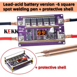Portable 99 Gear 12V DIY Spot Welder Kit PCB Control Board 18650 Battery Spot Welding Machine