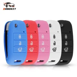 KEYYOU For Kia Sportage Cerato Optima K5 Rio Carens Rondo Ceed Picanto k2 Soul Sorento Silicone Key Car Cover Case Fob Protect