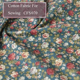 Floral Print Cotton Poplin Thin Fabric for DIY Children Clothes Handmade Accessories by the Meter 140x50cm