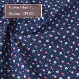 Floral Print Cotton Poplin Thin Fabric for DIY Children Clothes Handmade Accessories by the Meter 140x50cm