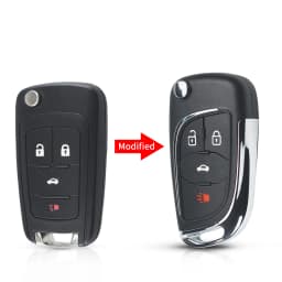KEYYOU 2/3/4/5Buttons For Opel For Chevrolet Cruze Aveo Malibu Epica Lova 2009 2010 2011 2012 2013 Modified Filp Remote Key Case