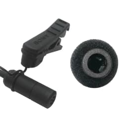 Canfon 2pcs Lavalier Mic foam windscreen Covers with ABS Plastic Holder Compatible for SONY UWP V1/D11D/21 ECM-V1BMP Lav-Mic