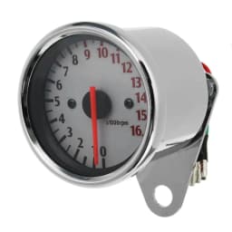 Universal 12V 16000 RPM Waterproof Motorbike Speedometer 2 4 Stroke Motorcycle Mechanical Tachometer Gauge For 1 2 3 Cylinders