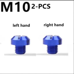 M10x1.25 Motorcycle Mirror Hole Plugs Right Left Screws Bolts Aluminum CNC For Yamaha Honda Kawasaki Suzuki Triumph BMW
