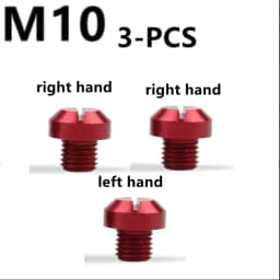 M10x1.25 Motorcycle Mirror Hole Plugs Right Left Screws Bolts Aluminum CNC For Yamaha Honda Kawasaki Suzuki Triumph BMW