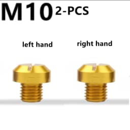 M10x1.25 Motorcycle Mirror Hole Plugs Right Left Screws Bolts Aluminum CNC For Yamaha Honda Kawasaki Suzuki Triumph BMW