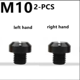 M10x1.25 Motorcycle Mirror Hole Plugs Right Left Screws Bolts Aluminum CNC For Yamaha Honda Kawasaki Suzuki Triumph BMW