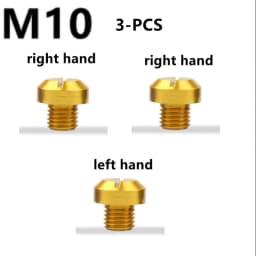 M10x1.25 Motorcycle Mirror Hole Plugs Right Left Screws Bolts Aluminum CNC For Yamaha Honda Kawasaki Suzuki Triumph BMW