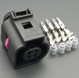 worldgolden 2,3,4,6,8Pin male female Electrical Harness Connector Plug Wiring For VW Audi A4 A6 A8 Q5 Q7 2004 - 2009 1J0973702