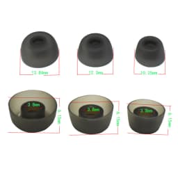 S/M/L Silicone Ear Tips In-Ear Tips Earbuds for Jabra Elite 75t/ 65t/ Active/ Sport Evolve Wireless Headphones Ear Sleeve
