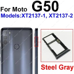 Sim Card Tray Slot Holder For Motorola Moto G10 G20 G30 G50 G60 G60S G50 5G Reader Card Socket Adapter Replacement Parts