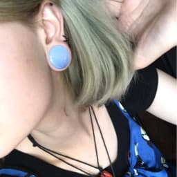 1PAIR Stone Ear Plug Tunnel Ear Piercings Earring Gauges Helix Piercing Ear Stretcher Ear Plugs Body Piercing Jewelry6mm-25mm