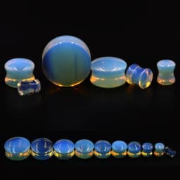 1PAIR Stone Ear Plug Tunnel Ear Piercings Earring Gauges Helix Piercing Ear Stretcher Ear Plugs Body Piercing Jewelry6mm-25mm