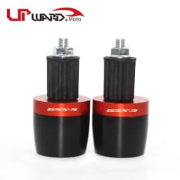 Motorcycle 7/8" 22MM Handlebar Hand Grips Handle Bar End Cap Fit For GSXS GSX-S 125 150 750 1000 F ABS GSXS750 GSXS1000