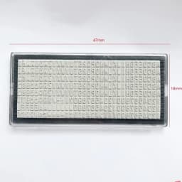 3mm/4mm/6.4mm DIY Personalised Stamp Digital Letters Plate Custom Name Address Rubber Stamp Craft Accessories Tools