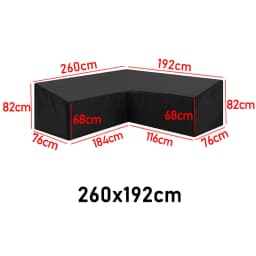 15 sizes Corner Outdoor Sofa Cover Garden Rattan Corner Furniture Cover V Shape L ShapeWaterproof Sofa Protect Set Dust Covers