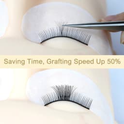 AGUUD Lashes Premade Narrow Fans 3D/5D/6D/8D/10D/12D Thin Stem Pointy Base Russian Volume Fan Eyelash Extensions Faux Mink