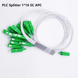 5pcs 10pcs Opitc Fiber Splitter 1x2 1×4 1×8 1×16 1×32 Optical Fiber Connector Tube Splitter SC APC Connector Splitter Connector