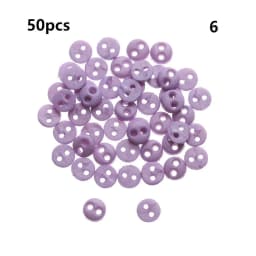 50 Pcs/lot Mini Metal Buttons 3mm/4mm/5mm Handmade Cute DIY doll clothes round buttons Miniature Doll Clothes Accessories
