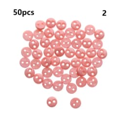 50 Pcs/lot Mini Metal Buttons 3mm/4mm/5mm Handmade Cute DIY doll clothes round buttons Miniature Doll Clothes Accessories