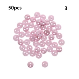 50 Pcs/lot Mini Metal Buttons 3mm/4mm/5mm Handmade Cute DIY doll clothes round buttons Miniature Doll Clothes Accessories