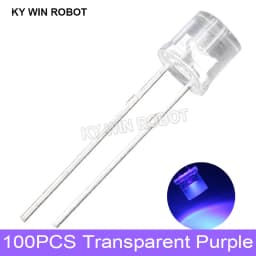 100pcs 5mm Flat Top White Red Yellow Blue Green Assorted Kit Lamp Diode LED Ultra Bright Bulbs Emitting Diodes F5 5 mm DIY Light
