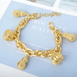 Sunny Jewelry Fashion Cute Charm Bracelets Pumpkin Gourd For Women Hand Chains Link Chain High Quality For Engagement Gift