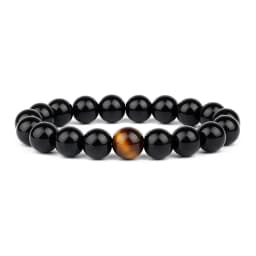 Fashion Obsidian Tiger Eye Stone Bracelets for Men New Natural Stone Beads Man Bracelet Men Charm Yoga Jewelry Gift 2022 Pulsera