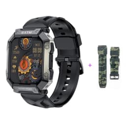 Smart Watch Men Women 1.83" AMOLED Screen 1000mAh Bluetooth Call Sports Fitness Bracelet IP68 Waterproof Smartwatch For Android
