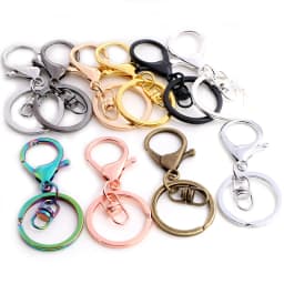 5-10pcs Snap Hook Trigger Clips Buckles For Keychain Lobster Lobster Clasp Hooks for Necklace Key Ring Clasp Jewelry Supplies