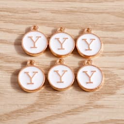 10pcs/lot 12*15mm A-Z Letter Enamel Charms for Jewelry Making Pendants Necklaces Earrings DIY Handmade Bracelets Crafts Supplies