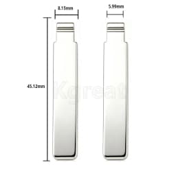 10pcs 99#HU83 122#VA2 Key Blade for Peugeot 508 208 2008 308 3008 5008 Citroen C3 C4 C4L Elysee Car Remote Key Case