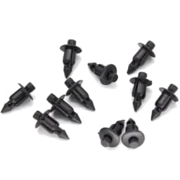 50pcs/lot Car 6mm Black Panel Rivet Fasteners Push Pin Clips Kit Plastic For Suzuki GSXR Interior Accessories Car Cilps