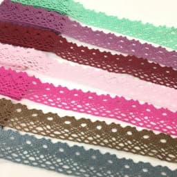 5Yards 1-6cm Crocheted Webbing Cotton Lace Trims for Handmade DIY Sewing Garments Accessories Wedding Deco Gift Floral Packing