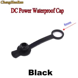 10Pcs DC Power Waterproof Cap 5.5*2.1mm 5.5*2.5mm Jack Charging Socket Connector Diameter 8mm 10mm